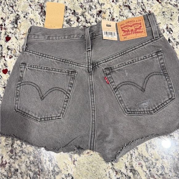 Levi's Pants - Levi's Women's Gray Denim Shorts NWT